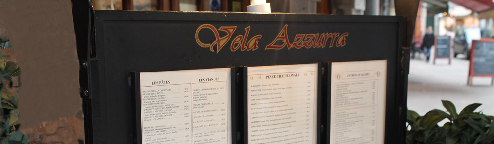 Vela Azzurra Restaurant Italien à Besançon